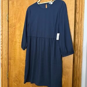 NWT Amazon Essentials Navy Dress
